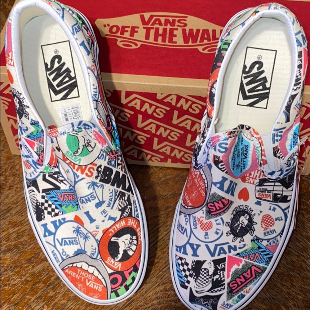 Vans slip ons